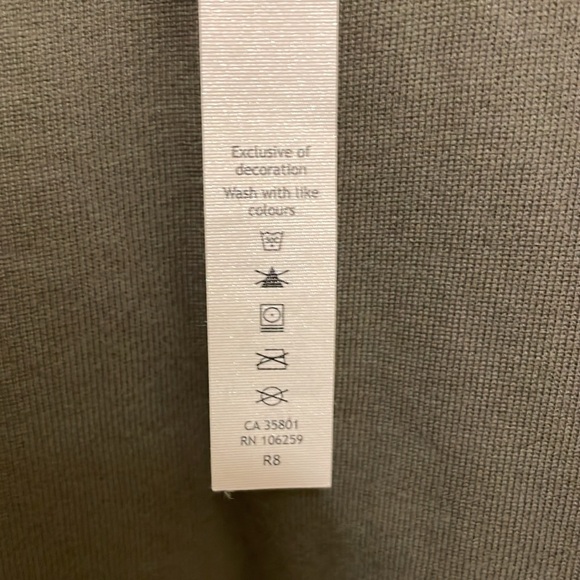 Lululemon perfectly oversized crew grey sage size 2 - Picture 7 of 9